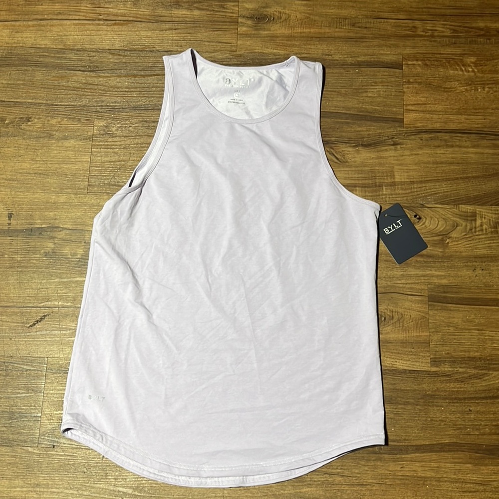 NWT Men’s BYLT “Lux” Tank Top in the color Orchid size XL